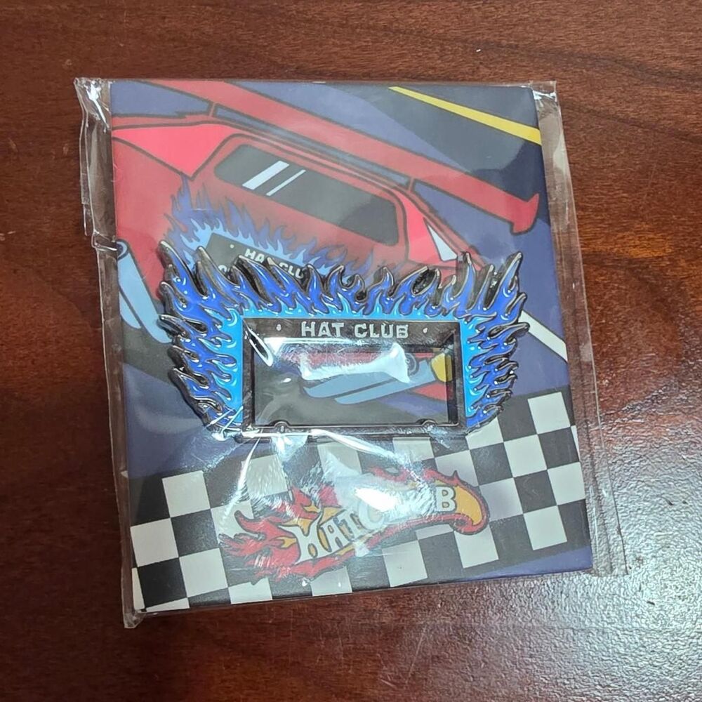 Hat Club Exclusive Hot Wheels License Plate Pin
